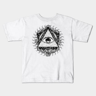 The Da Vinci Code - All Seeing Eye - Illumination Kids T-Shirt